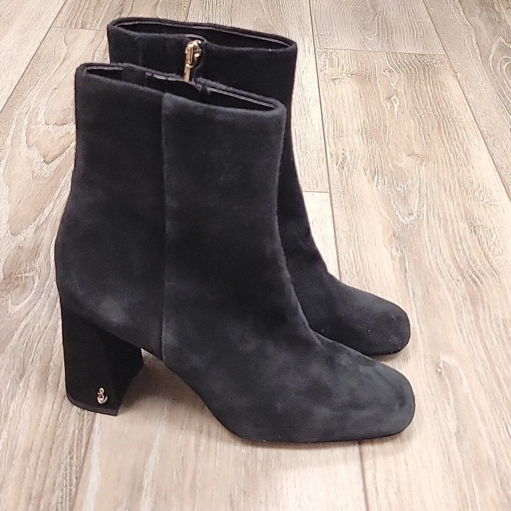 Sam Edelman Size 8 Black Suede Codie Bootie